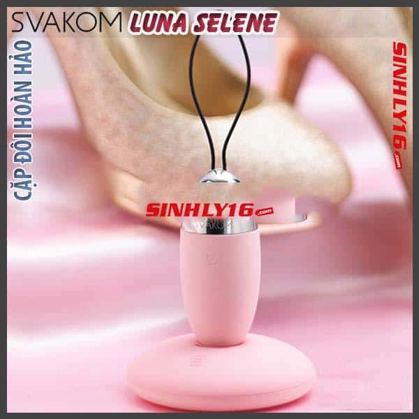 Trứng rung điều khiển từ xa Svakom Luna Selene không dây cao cấp sextoy tình yêu